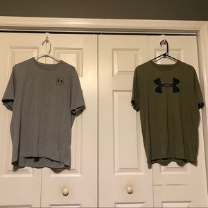 Bundle of two mens under armour shirts